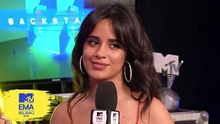 EXCLUSIVE Camila Cabello Interview About Janet Jackson | MTV EMAs 2018