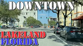 Lakeland - Florida - 4K Downtown Drive