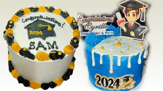 Graduation Cake Part 2 #simplecakedesign #cakedecorating #cake