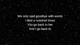 Amy Winehouse - Back To Black ( lyrics )