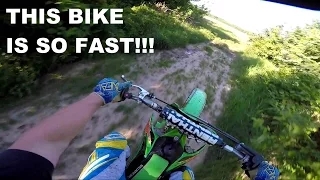 KX 125 Top Speed!!! & Some Trail Riding - Kx 125 Moto Vlog #37