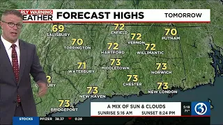 FORECAST: Wednesday to be a bit cooler with a mix of sun and clouds