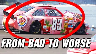 BK Racing's Worst Day in NASCAR | #Shorts