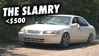 Under $500 SLAMMED Camry!? // Do we have enough self-control to not buy it?