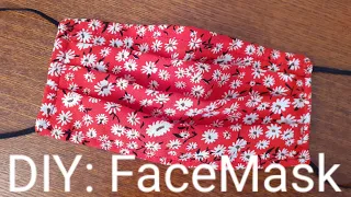 Как сшить маску для лица за 2 минуты/ DIY: Face mask/How to sew a mask