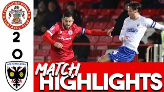 HIGHLIGHTS: Accrington Stanley 2-0 AFC Wimbledon