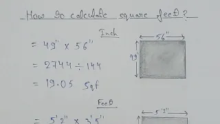 How to Calculate square feet? | How to Measure Square Feet |