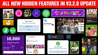 All New Hideen Features & Changes In V3.2.0 Update | eFootball 2024 Mobile