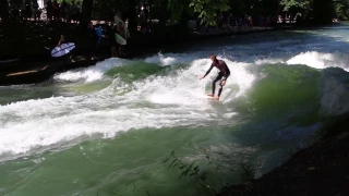 Munich Eisbach River Surfing in Munich’s English Garden