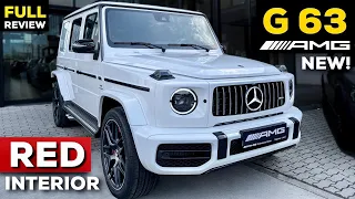 2021 MERCEDES G63 AMG WHITE G Class NEW FULL In-Depth Review BRUTAL Sound Exhaust Exterior Interior