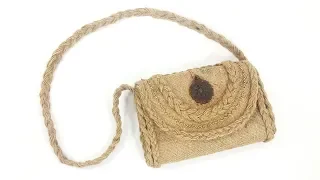 How to Make Jute Bag | Jute Craft | Crafts Junction