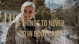 5 THINGS TO NEVER DO IN BOOT CAMP | FEMALE MARINE EDITION