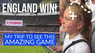 Journey and reactions of England winning WEURO22 at Wembley