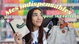 MES INDISPENSABLES POUR LA RENTREE / back to school