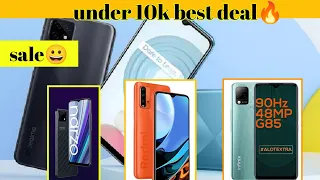 Beat smartphone under 10000 🔥 | realme c21y 😋 | redmi 9 power😀 | infinix hot 10s 👌 | realme narzo30a