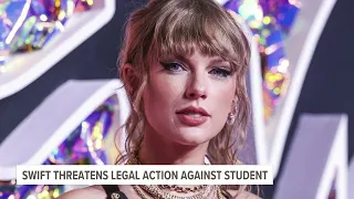 Lawyers with Taylor Swift sending cease and desist letter against college student