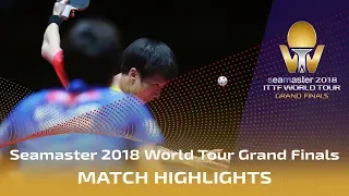 Lin Gaoyuan vs Jun Mizutani | 2018 ITTF World Tour Grand Finals Highlights (1/2)