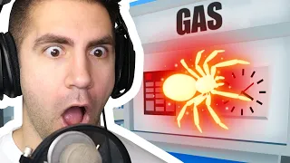 NEW EXPLODING SPIDER BLOWS UP A GAS STATION - Kill it With Fire Gameplay Part 5 | Pungence