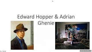 Edward Hopper and Adrian Ghenie