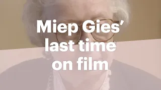 The last film images of Miep Gies, 1999 | Anne Frank House