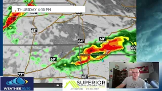 Wednesday YouTube: Severe weather is ramping up