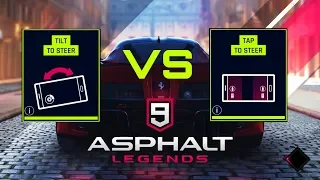 Asphalt 9 - TAP VERSUS TILT TO STEER! PT. 1 [Which Control scheme is best?]