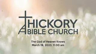 March 19th, 11am Service