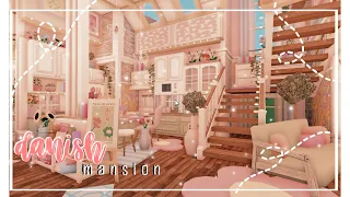 bloxburg | aesthetic danish mansion | cxvixella ♡