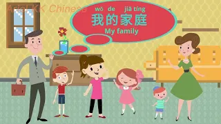 我的家庭｜你家有几口人｜Chinese Learning｜Chinese for Beginners｜How many people in your family｜My family｜我的家人｜学汉语