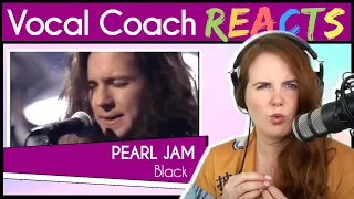 Vocal Coach reacts to Pearl Jam (Eddie Vedder) - Black Unplugged Live