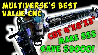 Huge DIY CNC $900, V1E LowRider3, FREE design, normally $10,000+