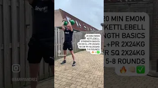 20 Min EMOM Kettlebell Strength Basics