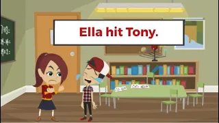 Ella Hit Tony? English Life Story - Animation Video | 2D Anime