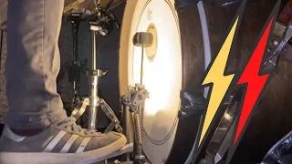 ⚡Very Fast Heel-Toe Doubles on a Single Pedal⚡