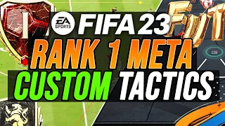 BEST META RANK 1 COMPLETE TACTICS SET UP (POST PATCH) - FIFA 23