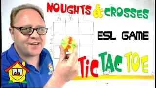 Noughts & Crosses - Tic Tac Toe -  Sticky ball game - ESL game for your class