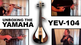 Yamaha YEV 104 Electric Violin Unboxed | Watch it Play ALL Parts of Song | Review