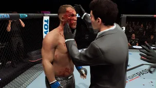 EA SPORTS UFC 5 (Career mode) - Getting a Doctor Stoppage win in my UFC debut