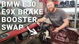 How To Fit E90 Brake Booster Into BMW E30 M52 Swap RHD | Slim E9X Servo Install Guide | 043