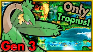 Can I Beat Pokemon Emerald with ONLY Tropius? 🔴 Pokemon Challenges ► NO ITEMS IN BATTLE