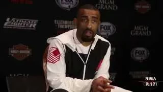 Jerrod Sanders TUF 21 Finale Post Fight Media Scrum