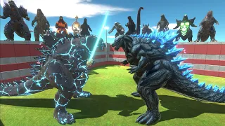 All Godzilla VS Ice Itself - Animal Revolt Battle Simulator