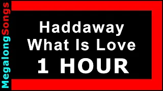 Haddaway - What Is Love 🔴 [1 HOUR] ✔️