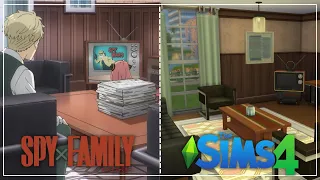 【Spy Family BUT The Sims4】Forger Family Apartment (NOCC) | Stop Motion | Sims4 Build