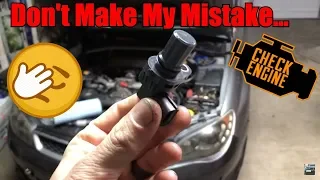 SUBARU Crankshaft & Camshaft Sensors REPLACED! FULL TUTORIAL CEL P0340 P0341 P0345 P0346 P0365 P0390