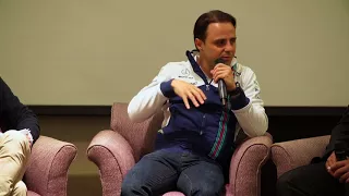 Felipe Massa fala sobre pressão no encontro com a Randstad.