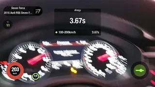 Audi RS7 C7 Seven Force Stage 4 1200+ hp acceleration