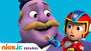 PAW Patrol, Patrulla de cachorros | Los Mighty Pups rescatan al alcalde Humdinger GIGANTE | Nick Jr.