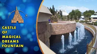 【4K】Castle of Magical Dreams Fountain丨Hong Kong Disneyland丨奇妙夢想城堡噴泉花式噴水丨香港迪士尼樂園