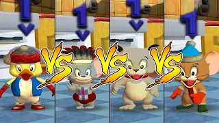 Tom and Jerry in War of the Whiskers HD Nibbles Vs Jerry Vs Tyke Vs Duckling (Master Difficulty)